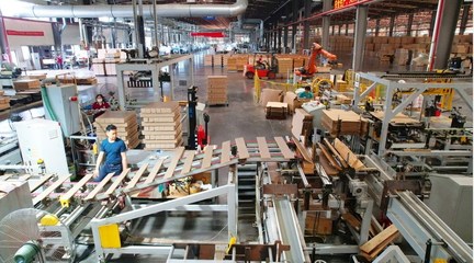 占貴港產(chǎn)量的50% 貴港港南區(qū)人造板材產(chǎn)量達(dá)1481.7萬m